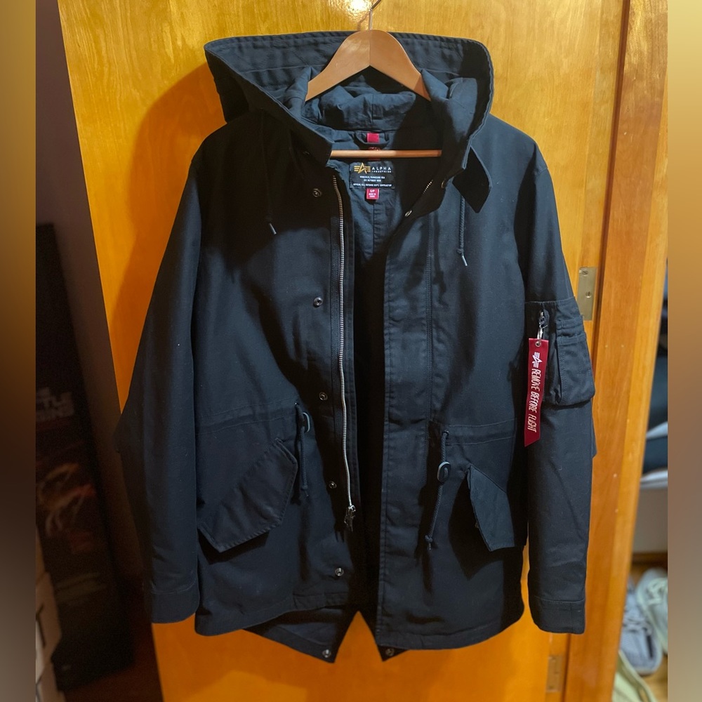Alpha Industries M-59 Fishtail Parka Black
